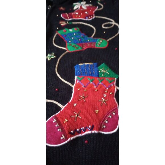 Designers Studio Originals Women's Size Large Zipper Up Cardigan - Vintage - Picture 4 of 8